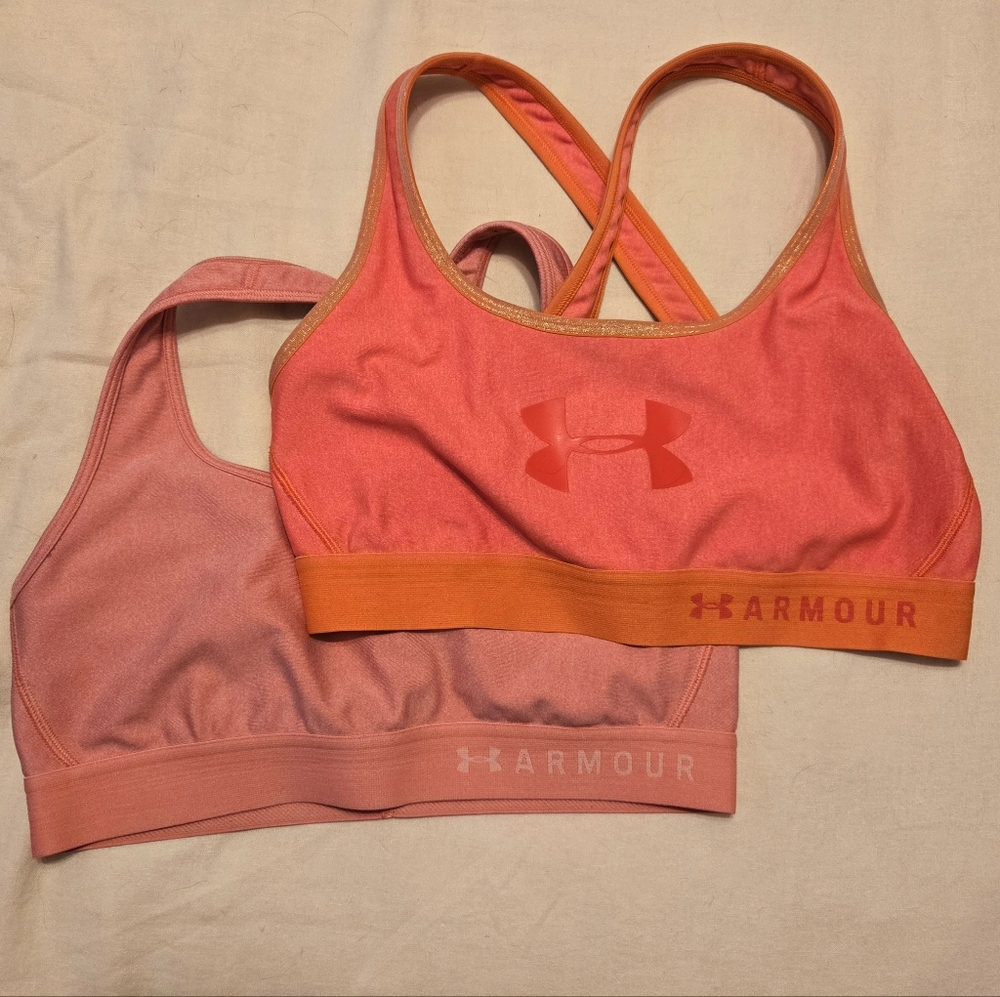 🟡 Two Under Armour Sports Bras